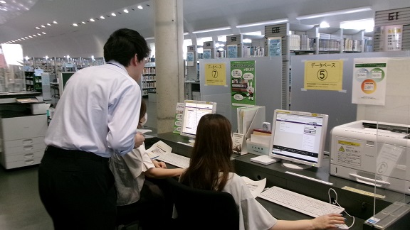 図書館使い方講座の画像