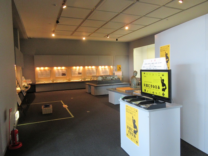 震災・防災に関する展示2の画像