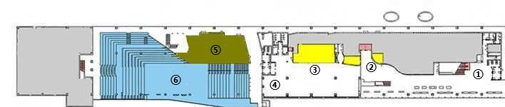 1階の館内地図の画像