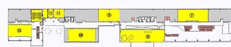 2階の館内地図の画像